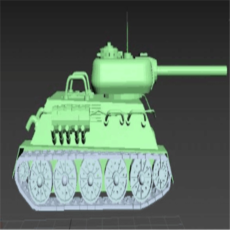 江口充气军用坦克模型